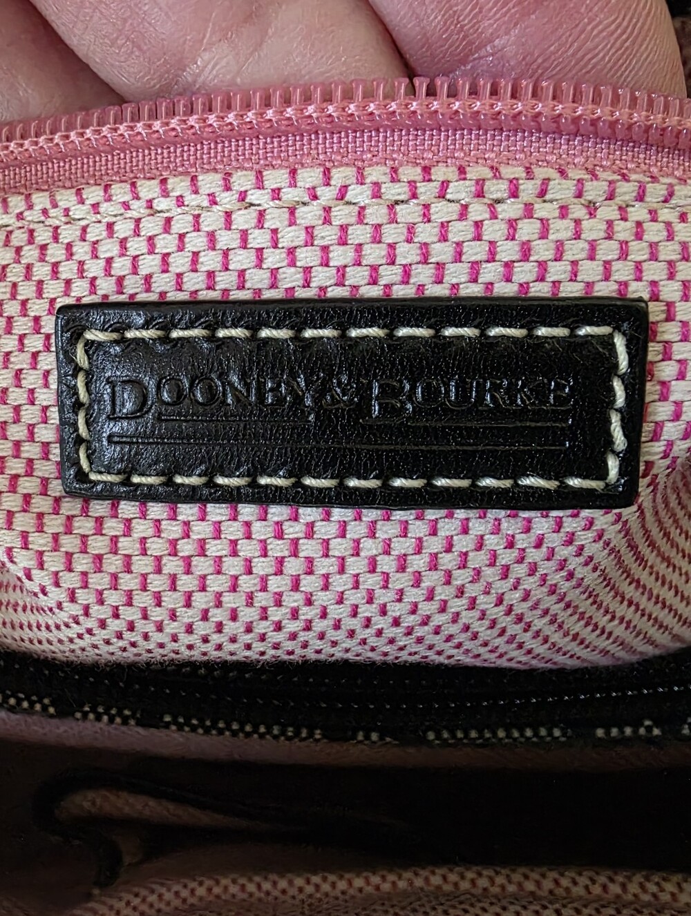 Dooney & Bourke Janine Satchel Crossbody Bag Matching Wallet Black Signature - Picture 15 of 15